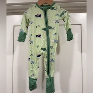 Angel Dear Recycling Truck Footie NWOT